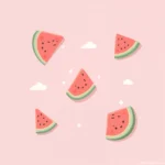 kawaii-summer-wallpapers-4k-watermelon-slices-cover