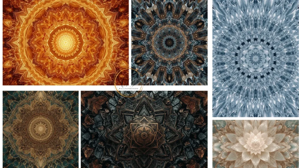 mandala wallpaper aesthetic collage wallpaperinspo.com