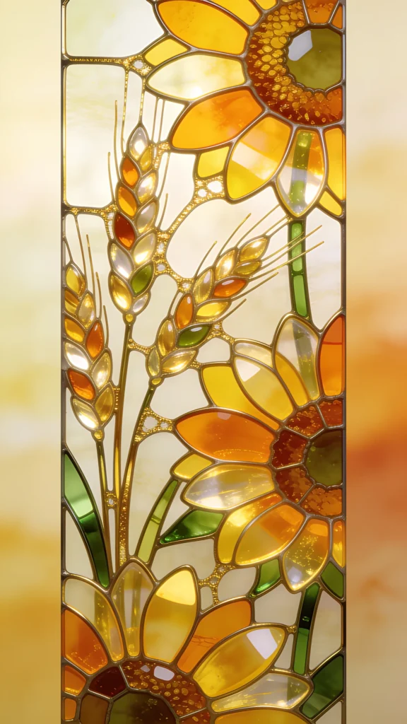 stained-glass-wallpaper-aesthetic-sunflower-wheat