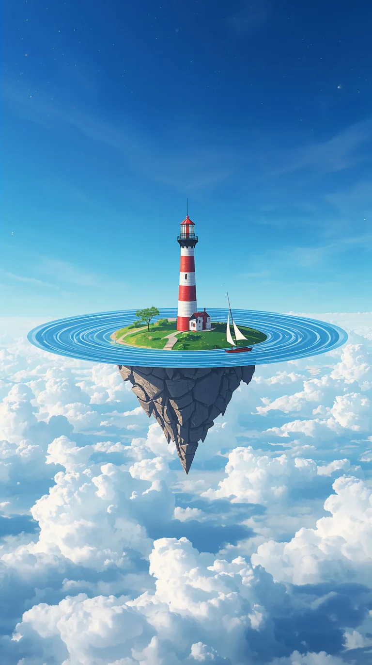 summer-adventure-wallpapers-floating-island-lighthouse