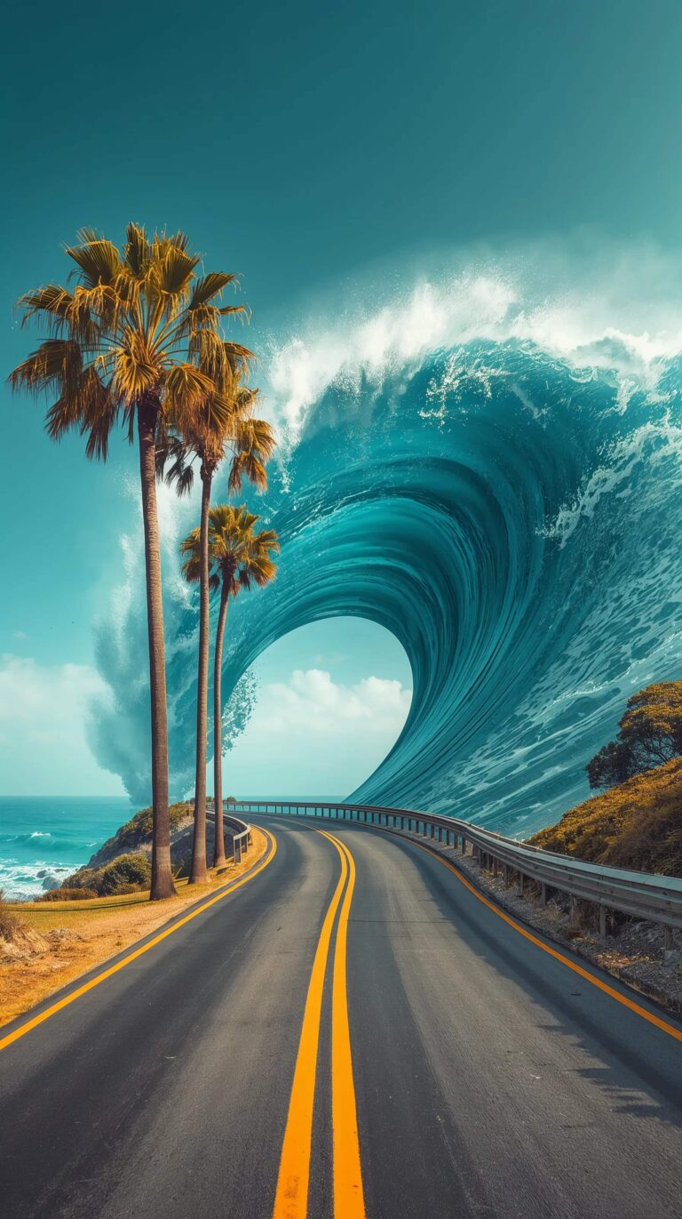 summer-adventure-wallpapers-road-rolling-into-wave