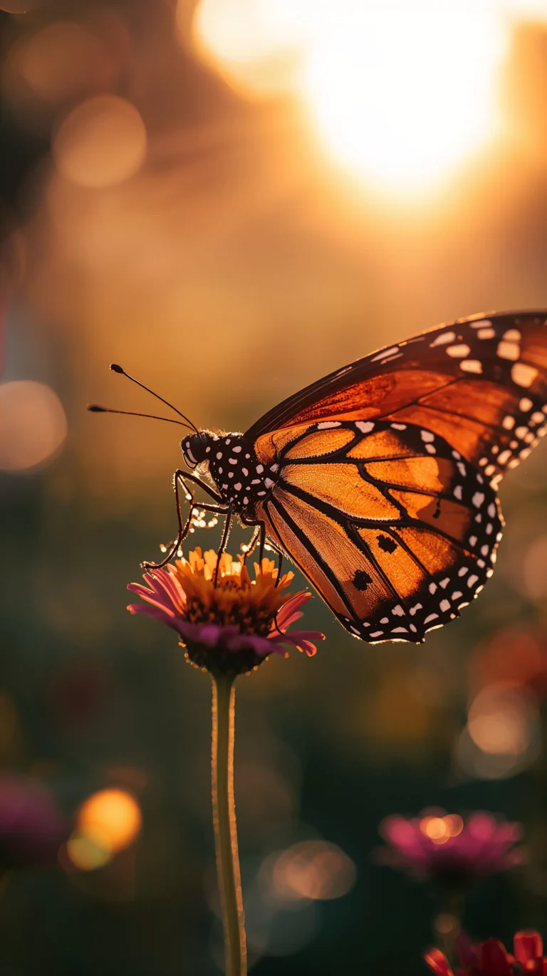 summer-wallpapers-for-phone-aesthetic-monarch-butterfly