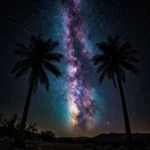 black-starry-night-wallpapers-palm-milky-way-cover