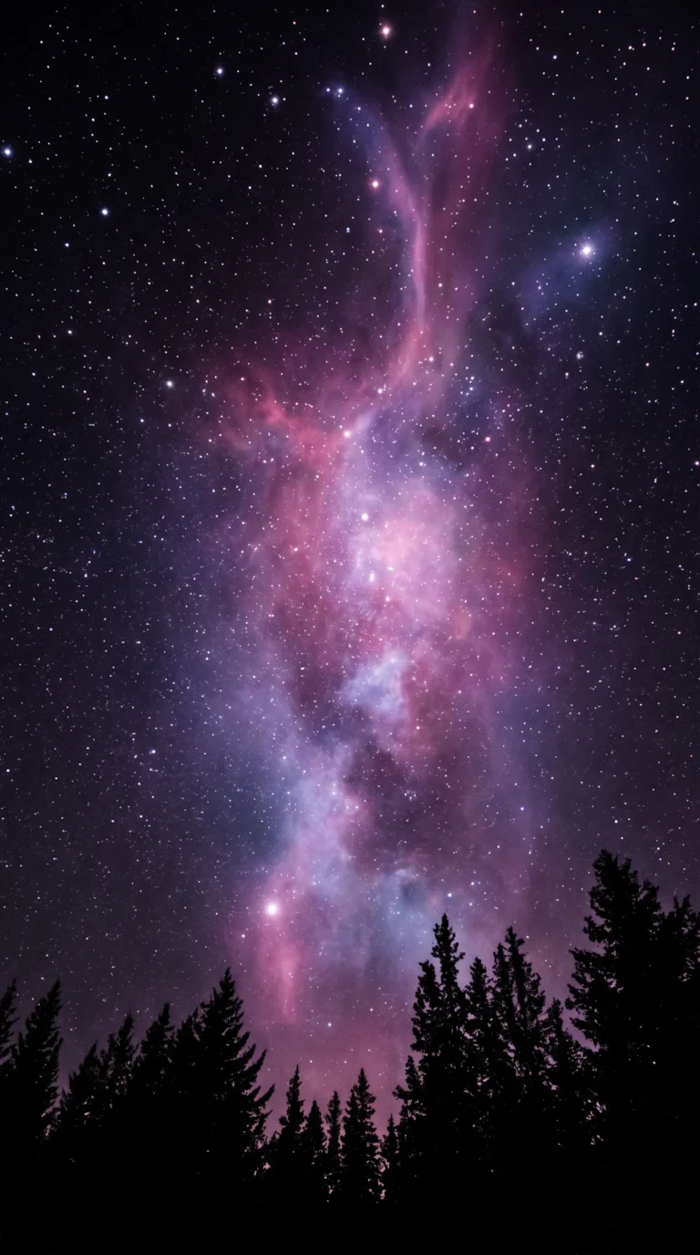 black-starry-night-wallpapers-purple-nebula-summer