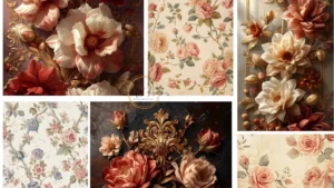 vintage floral wallpapers for phone collage
